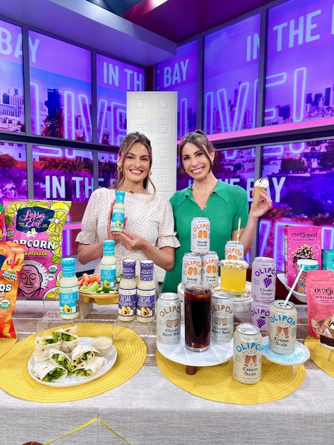 Ashley working with brands on a TV show