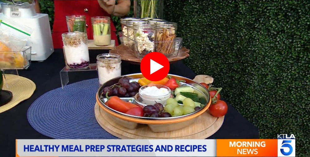Table Setup of fruits and vegetables